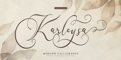 Karleysa Font Poster 1