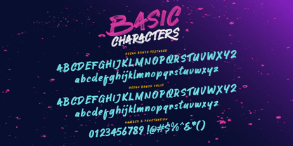 Ocean Brush Font Poster 3