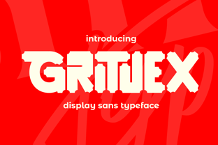 Gritjex Font Poster 1