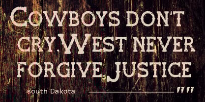 Rockrough Font Poster 6