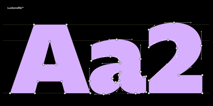 Luxbonfile Font Poster 6