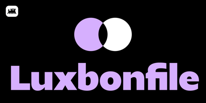 Luxbonfile Font Poster 1