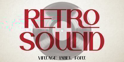 Retro Sound Font Poster 1