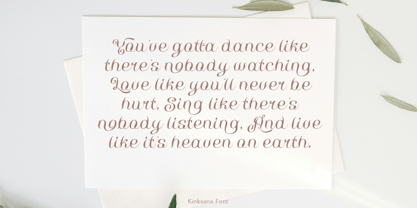 Kinksane Font Poster 7