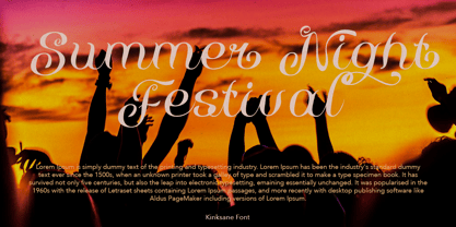 Kinksane Font Poster 4