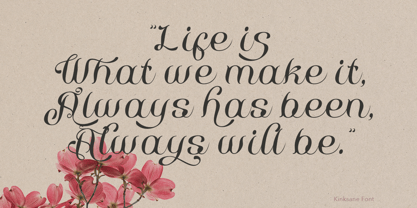 Kinksane Font Poster 5