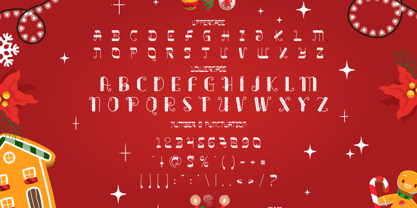 Glitch Sleigh Font Poster 5
