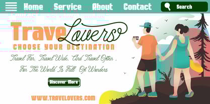 City Landmark Font Poster 5