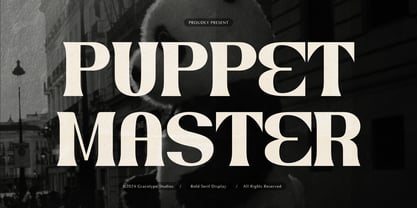 Puppet Master Font Poster 1