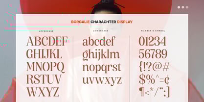 Borgalie Font Poster 8