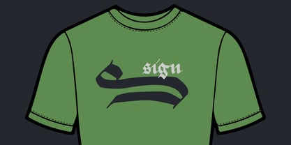 True Blackletters Font Poster 6