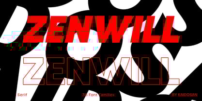 Zenwill Font Poster 9
