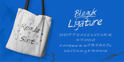 Bleguk Font Poster 4