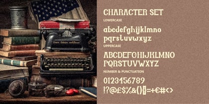 Firanza Display Font Poster 5