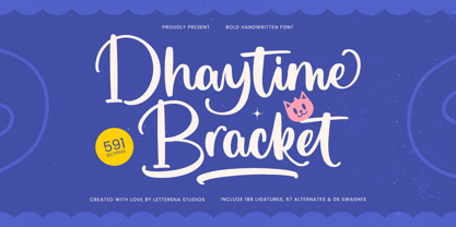 Dhaytime Bracket Font Poster 1