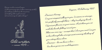 Heartline Script Font Poster 9
