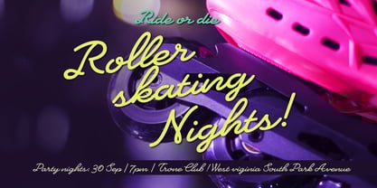 Heartline Script Font Poster 12