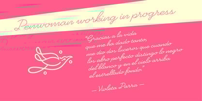 Heartline Script Font Poster 11