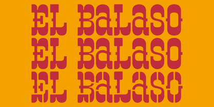 El Balaso Font Poster 1