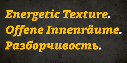 Open Serif Font Poster 2