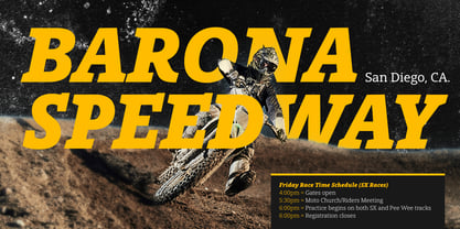 Open Serif Font Poster 4