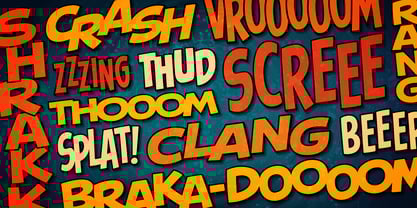 Ear Splitting BB Font Poster 2