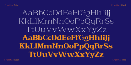 Eronita Font Poster 15