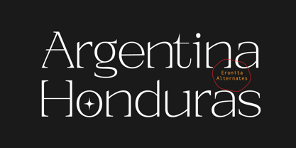 Eronita Font Poster 4