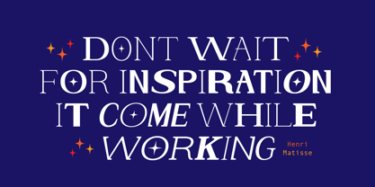 Eronita Font Poster 2