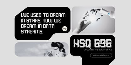 Neo Techno Font Poster 2