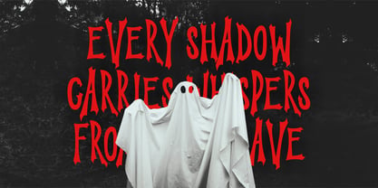 Mooneth Ghost Font Poster 2