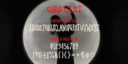 Mooneth Ghost Font Poster 5