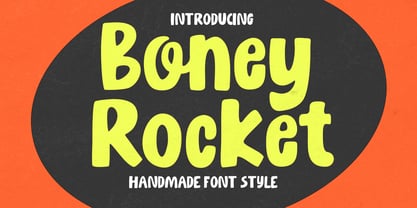 Boney Rocket Font Poster 1