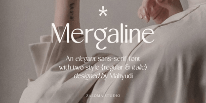 Mergaline Font Poster 3