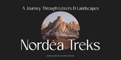 Mergaline Font Poster 2