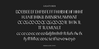 Mergaline Font Poster 15