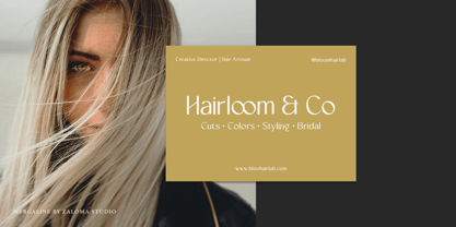 Mergaline Font Poster 5