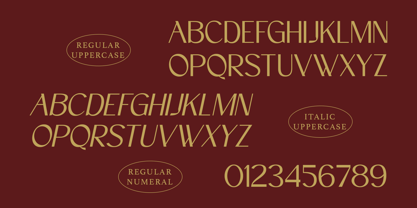 Mergaline Font Poster 13
