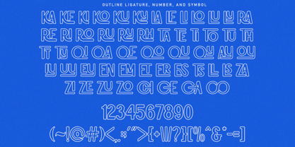 Chiroto Font Poster 13