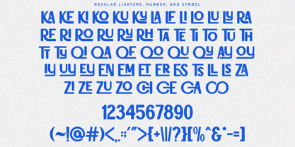 Chiroto Font Poster 12