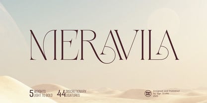 Meravila Font Poster 1