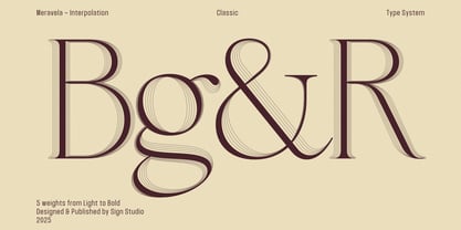 Meravila Font Poster 11