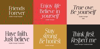 Stylish Avenger Font Poster 3