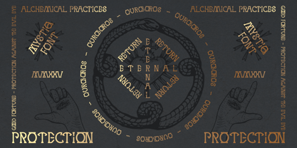 Mystiq 777 Font Poster 3