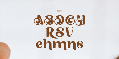 Rtains Font Poster 12