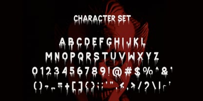 Bloodlust Font Poster 3