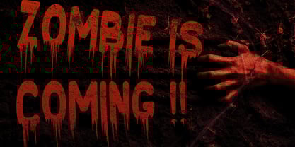 Bloodlust Font Poster 4