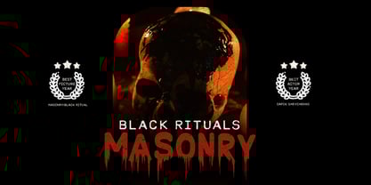 Bloodlust Font Poster 5