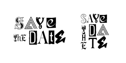 Cutnpaste Font Poster 4