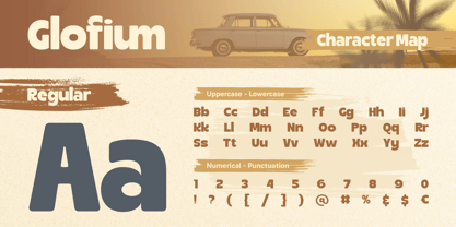 Glofium Font Poster 2